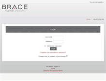 Tablet Screenshot of brace.trainingvc.com.au